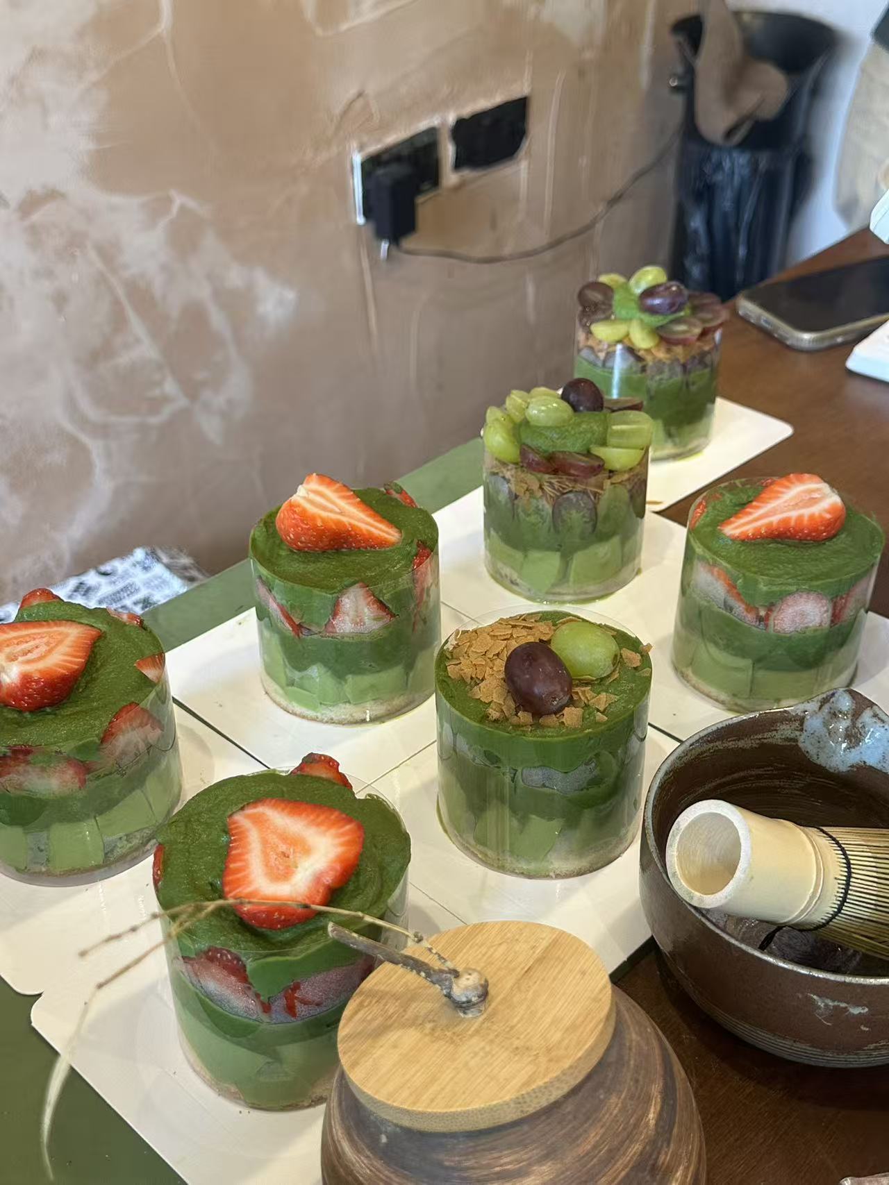 AOMORI matcha desserts in London